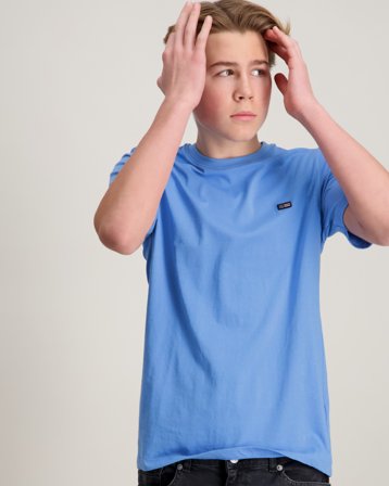 Lexington Liam Classic Organic Cotton Tee Blå T-shirts Kille - Kids Brand Store