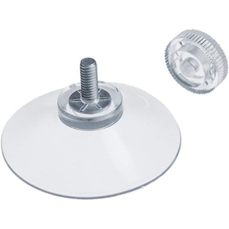 8 x sugekopper Ø 40 mm med M4x10mm gevind med riflet møtrikker Tr