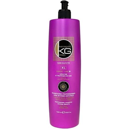 150>KERAGOLD PRO Keratin-Silk Protein Shampoo, 1000 ml Vanhempi
