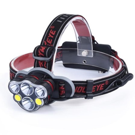 Slitstark Kraftfull Pannlampa 6 Lampor