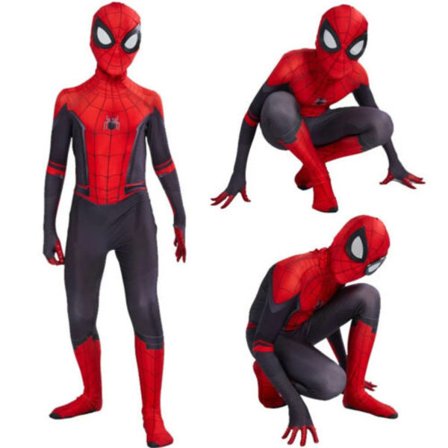 Spider Man Into the Superhero Kids Miles Morales Cosplay Vuxen H -i