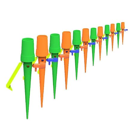 Renekton Kasvien Itse Kastelupiikit 12 kpl Automaattinen Lomalle Kasvien Itse Kastelu Ulko- ja Sisätiloihin Ruukutettuihin