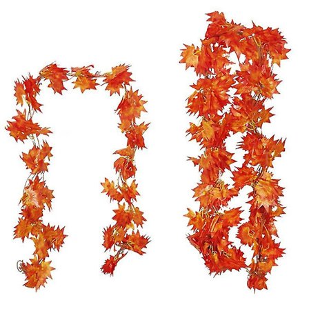 5 stk. Ng efterårs ahornblad hjem indretning dekoration streng lys