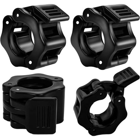 4 stk. manual låser, 25 mm, manual låser, vektstang klemmer, ski krager, manual klemmer, hurtigkobling for vektstenger, manual låser