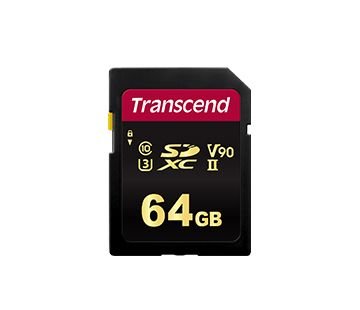 Transcend 700S - flashminnekort - 64 GB - SDXC UHS-II