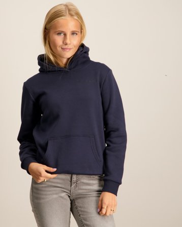 Peak Performance Jr Original Small Logo Hood Bleu Sweats à capuche Fille - Kids Brand Store