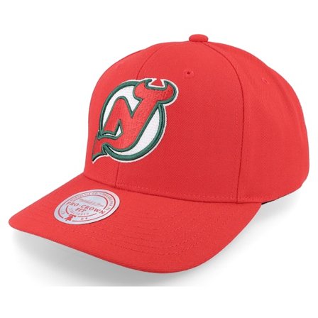 Mitchell & Ness - NHL Rouge adjustable Casquette - New Jersey Devils Team Ground 2.0 Pro Red Adjustable @ Hatstore