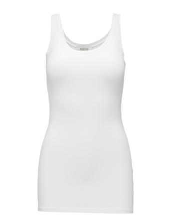 Tulla T-shirts & Tops Sleeveless Vit Modström