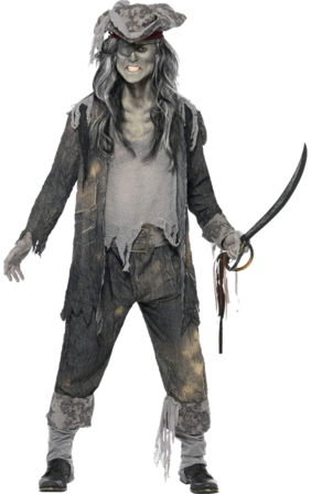 SPØGELSESSKIB SPØGELSESKOSTUME M