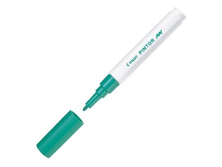 Pilot Märkpenna Pintor Fine spets, 1,0 mm, Grön - Lyreco - Kontorsmaterial > Pennor > Märkpennor - Rund spets