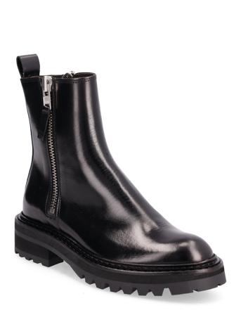 Boots A3315 Shoes Boots Ankle Boots Ankle Boot - Flat Musta Billi Bi
