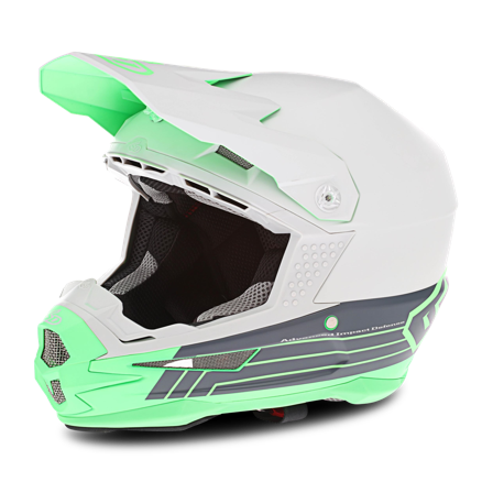 Kask Cross 6D ATR-1 Neonowy Zielony XL