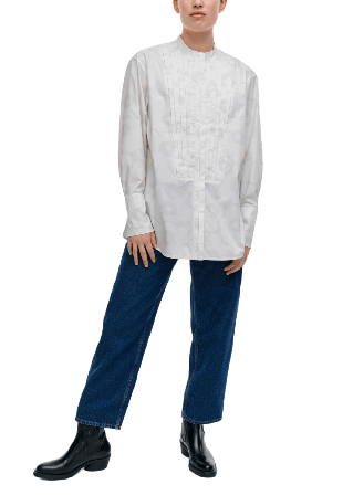 Marimekko Heti Unikko Shirt Skjortor Dam Grå 44