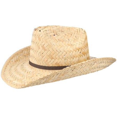 Brixton - Houston Cowboy Natural Straw Hat Straw Beige Hat - @ Hatstore