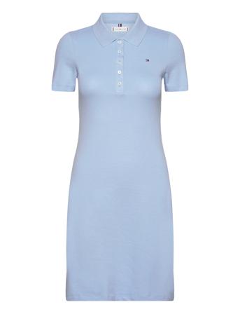 1985 Slim Pique Polo Dress Ss Dresses T-shirt Dresses Blå Tommy Hilfiger*Betinget Tilbud