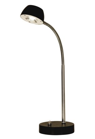 Aneta Lighting JUNO bordlampe, svart/krom, 5W LED