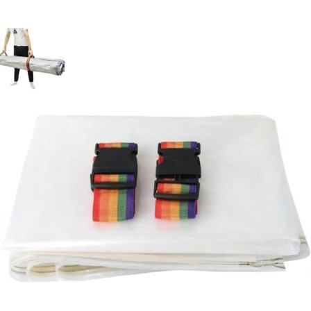 Vakuummadraspose til flytning, vakuumforseglet madrasopbevaringspose med elektrisk pumpe, Madras til 180 x 200 cm