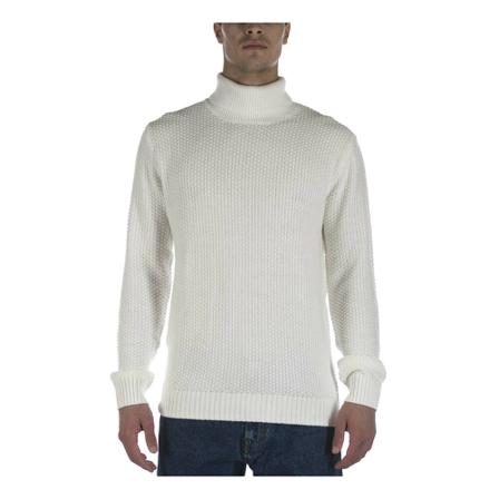 BomBoogie Turtlenecks Hvid, Herre Rullekraver