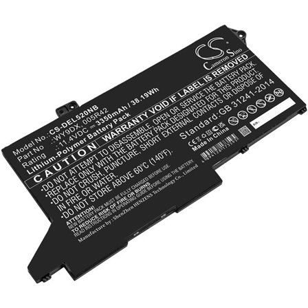 Batteri till Notebook, Bärbar dator för DELL Latitude 5420, Latitude 5520