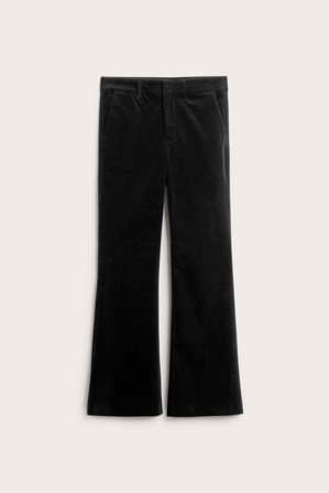 Kappahl | Spodnie z aksamitu | Czarne