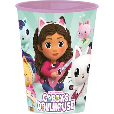 Gabby's Dollhouse Gitarr, glas, plast 260 ml