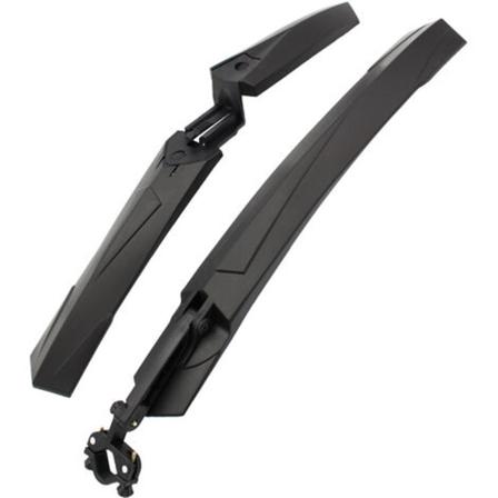 Cykelskærm, MTB-skærm, for- og bagdæmper, justerbar, tykkere, udvide cykelskærme sæt Mountainbike foran bagpå