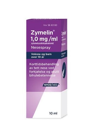 Zymelin 1 mg/ml nesespray 10 ml