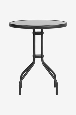 NORDFORM - Cafébord Ø 60 cm - Svart - Matbord utomhus - Från Homeroom