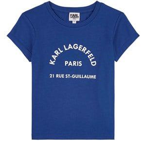 Karl Lagerfeld Electric Blue Logo T-Shirt 14 years - Tops - 14 years - Blue - Mädchen