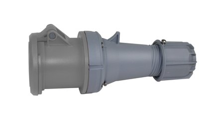 Garo S 263-12 S Skjøtekontakt IP44, 3-polet, 63 A Grå, 12 h, Stikkontakter & kabler