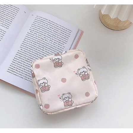 Tjej Sanitetsbinda Väska Handduksväska Bekväm Bindförvaringspåse