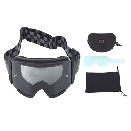 Urheilulasit Silmäsuoja Miehille Naisille Pölynkestävä Tuulenkestävä Moottoripyörälasit Urheilulasit Ulkoiluaktiviteetteihin Musta Kehys Harmaa Linssi