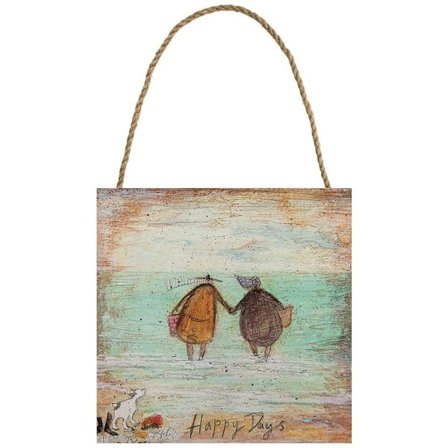 Sam Toft Happy Days Träskylt En Storlek Flerfärgad