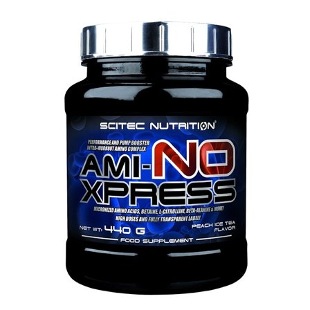 Scitec Nutrition Ami-NO Xpress BCAA 440 g, Peach Ice Tea - Bodyman.dk