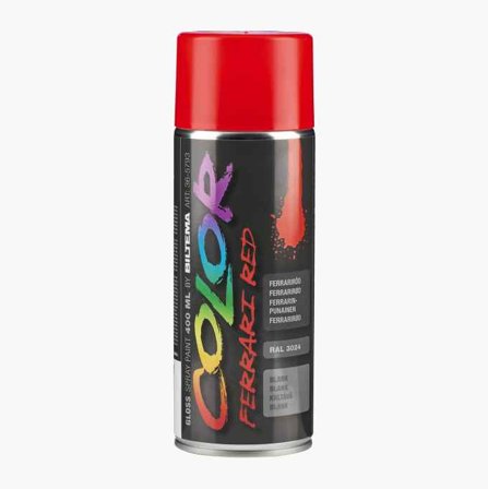 Sprayfärg Ferrariröd RAL 3024 400 ml - Biltema