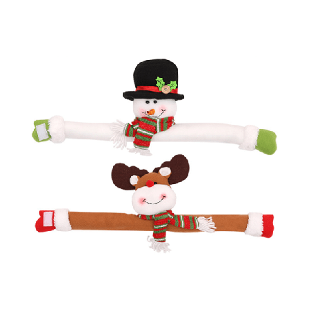 Julgardinsspänne Hängande set 2-pack, Tomteniss Snögubbe Älg