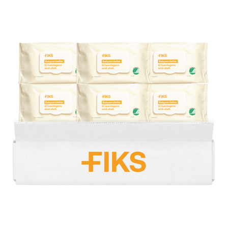 FIKS Babyservietter 24-pk., 24 x 72 stk.