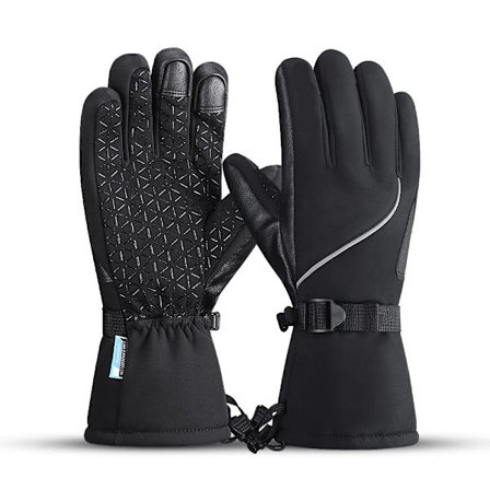 BIKINGMOREOK Vinterhandsker, -30°F 3M Thinsulate Vandtætte Termiske Skihandsker Kuldebestandige Vindtætte Udendørs Sportshandsker til Ridning Løb 