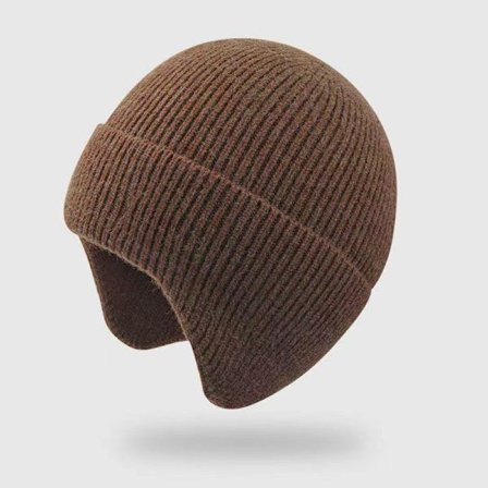 Huvudbonad för män i hudvänligt stretchigt stickat material för dagligt bruk