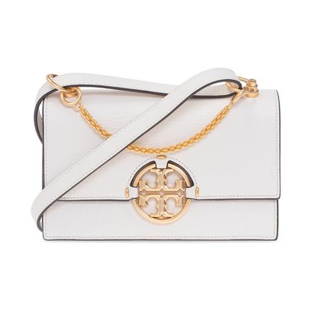 Tory Burch, Miller Small Shoulder Bag Wit, Dames, Maat:ONE Size,leer