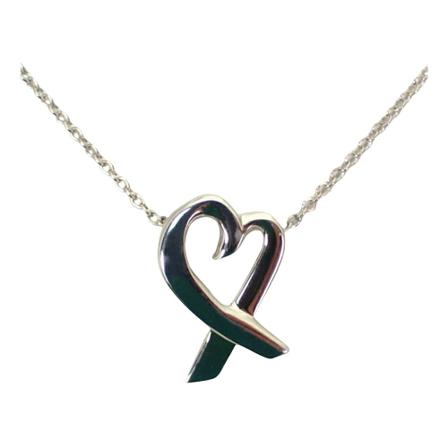 Tiffany & Co. Pre-owned, Necklaces Grijs, Dames, Maat:ONE Size