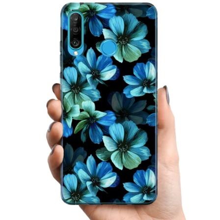 Huawei P30 lite TPU Matkapuhelimen kuori Kukat