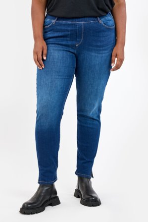 CISO - Sofia 7/8 Jeans - Mellem Blå - Curvy Slim Fit