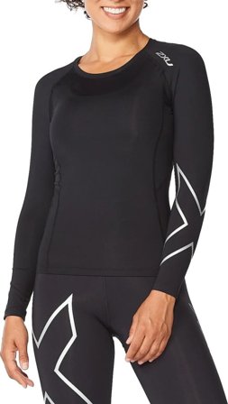 2XU Women's Core Compression L/S Women long-sleeved training tops Black M