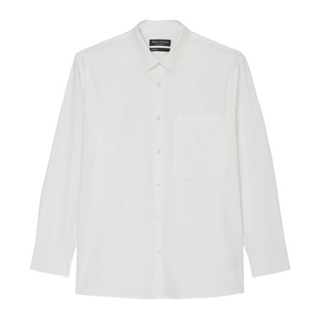 Marc O'Polo, Long sleeve shirt Biały, Mężczyzna, Rozmiar: L