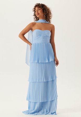 Bubbleroom Occasion-Pleated Bandeau Gown-36