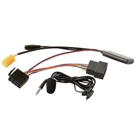 Bilmikrofon Handsfree Radio Aux-ingång Adapter Stereo Bluetooth Aux-ljudkabel För