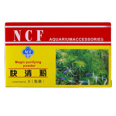 Aquarium Water Clarifier 5st Effektivt vattenrenande pulver för akvarium