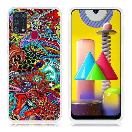 Deco Samsung Galaxy M31 Cover - Farverig Fisk Multicolor