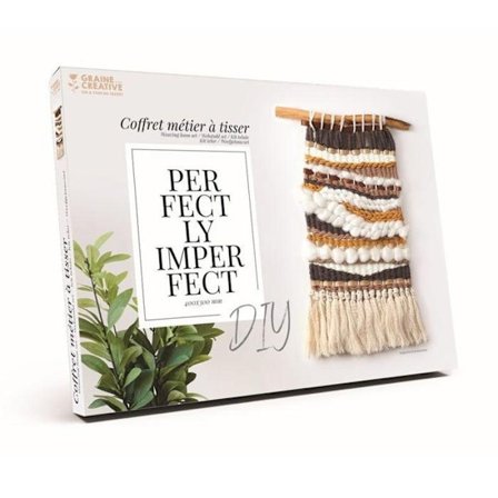 "Vävningskit - GRAINE CREATIVE - Stort modell - 40 x 30 cm - Unisex - Unik skapelse"